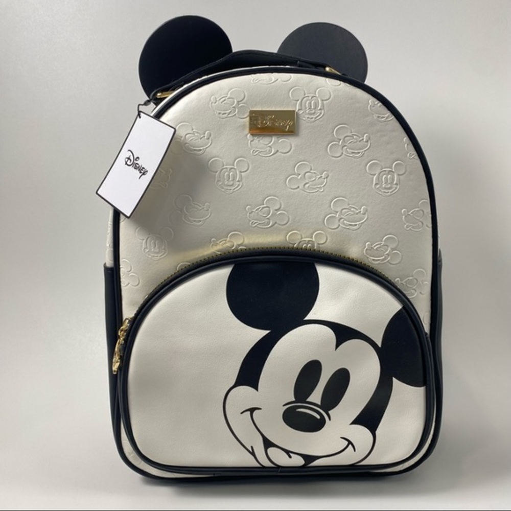 Mickey Mouse Backpack White with Mickey  Ears - Picture 5 of 16